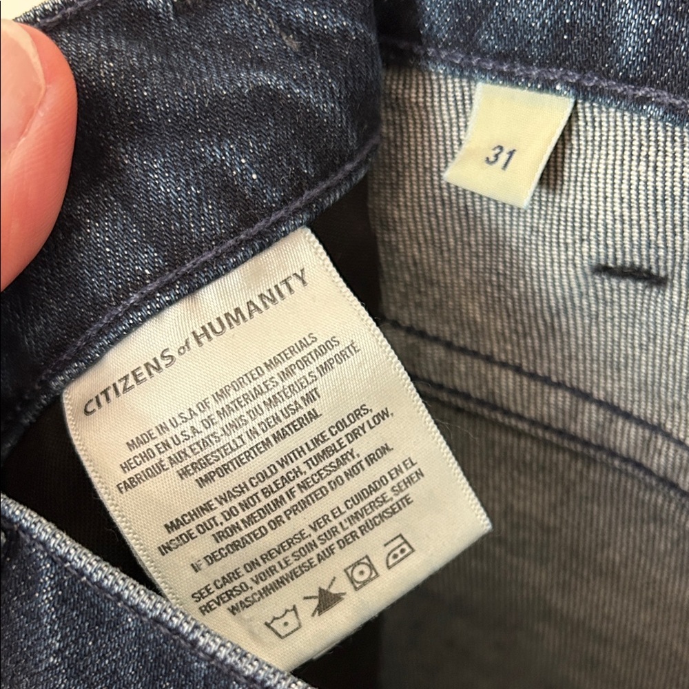 Hailey Flare Split hem dark wash jeans NWT - Picture 7 of 16